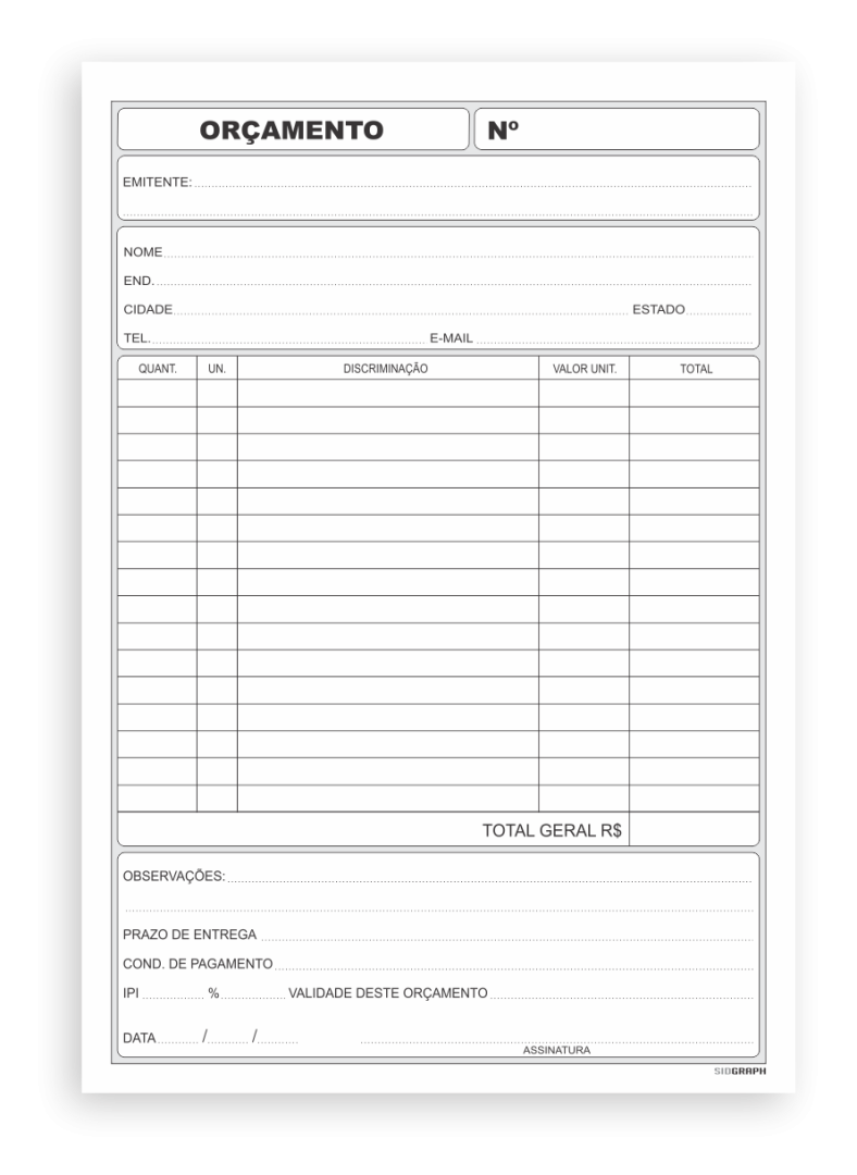 ORÇAMENTO
