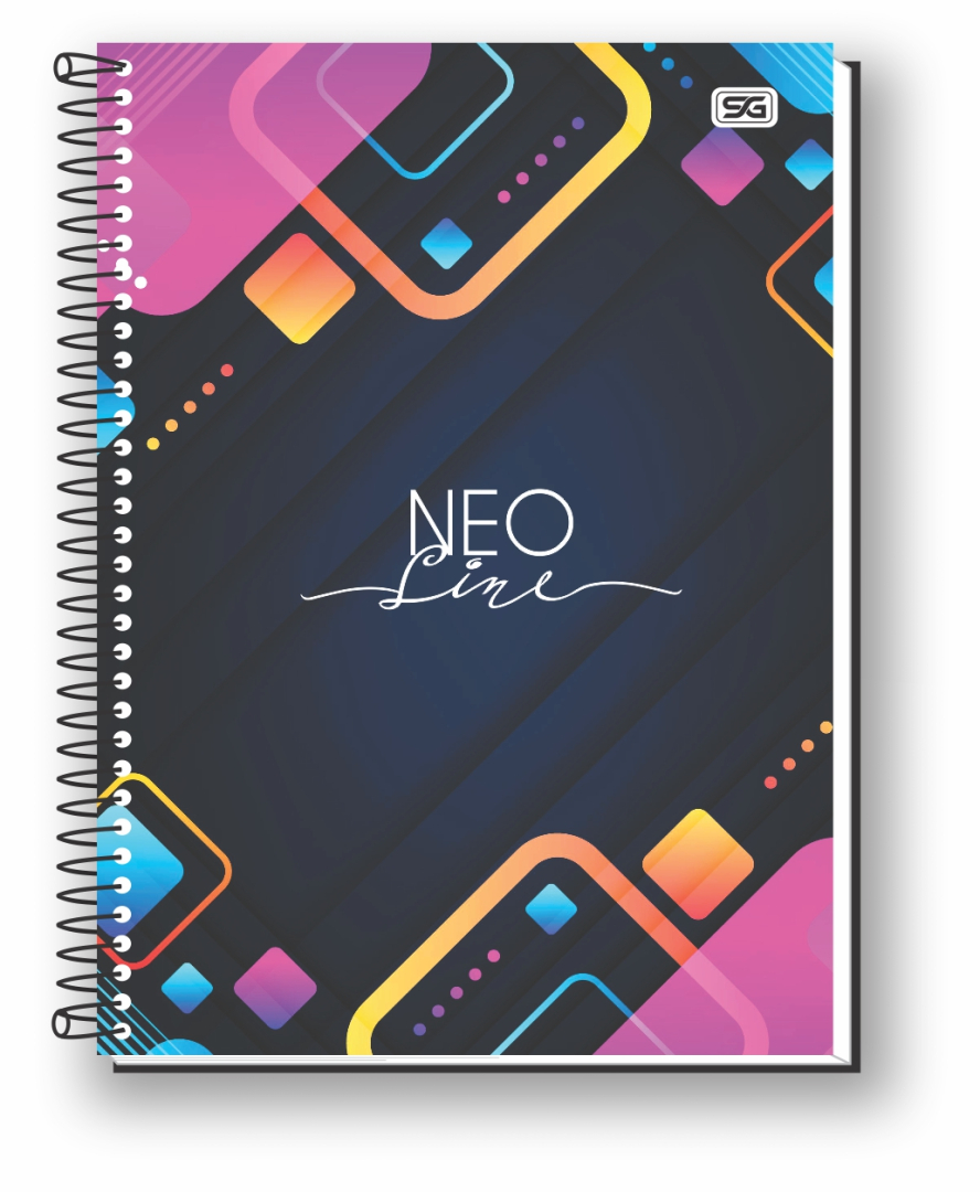 Caderno NEO LINE - 1 Matéria