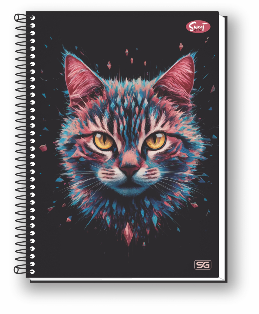 Caderno Universitário SWEET - Capa Dura -  1 Matéria