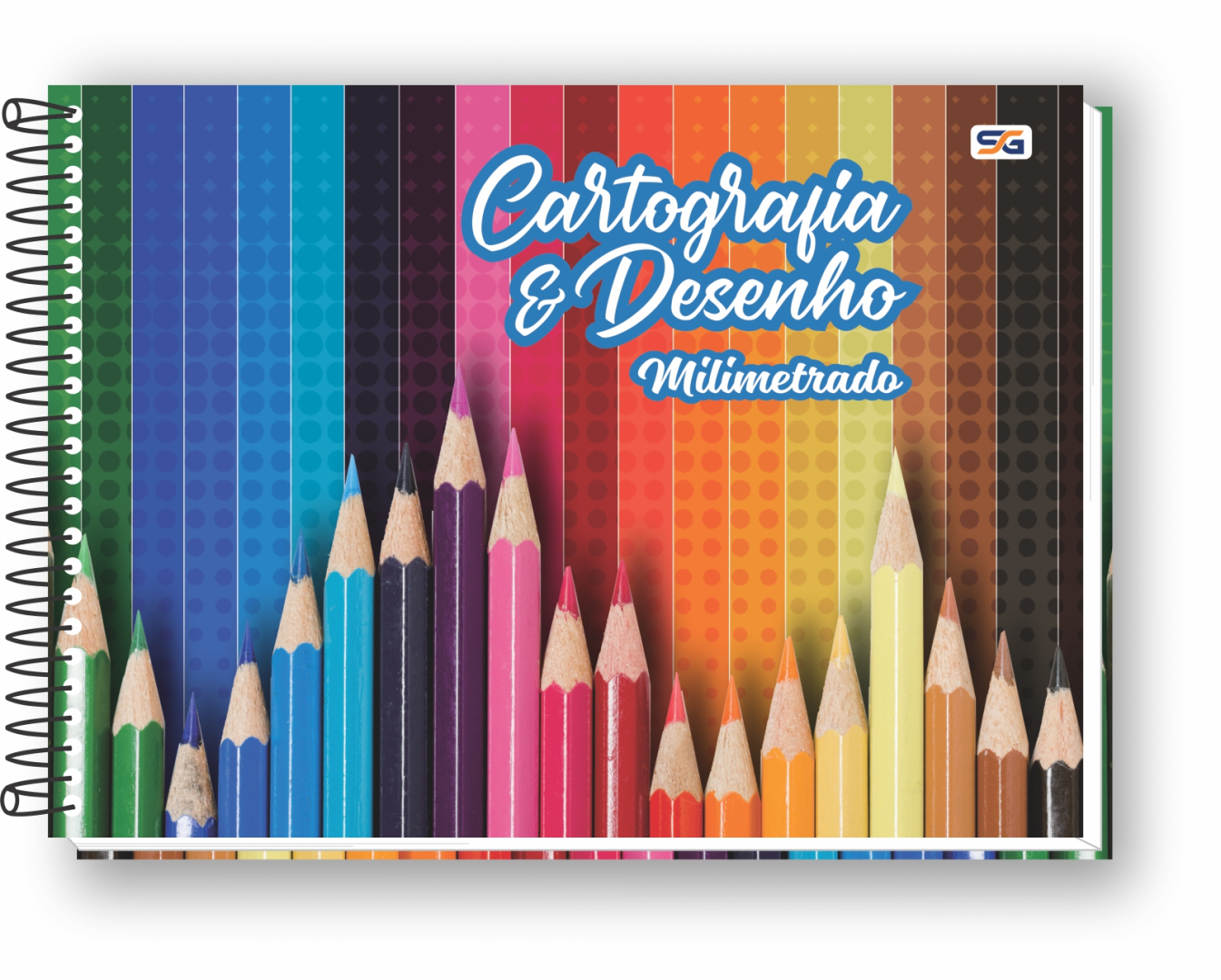 Caderno CARTOGRAFIA - Capa Dura - Espiral