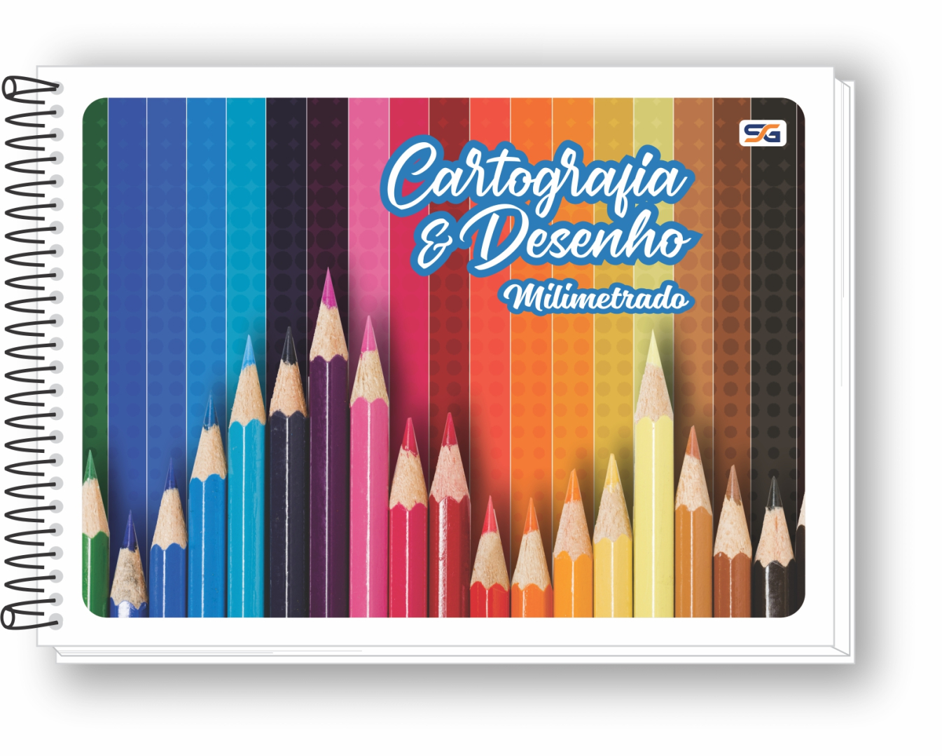 Caderno CARTOGRAFIA - Capa Flexível - Espiral