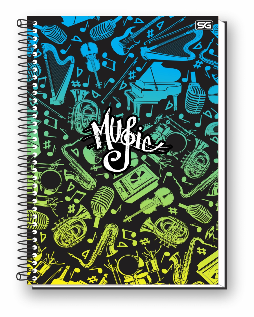 Caderno de Música - Capa Dura