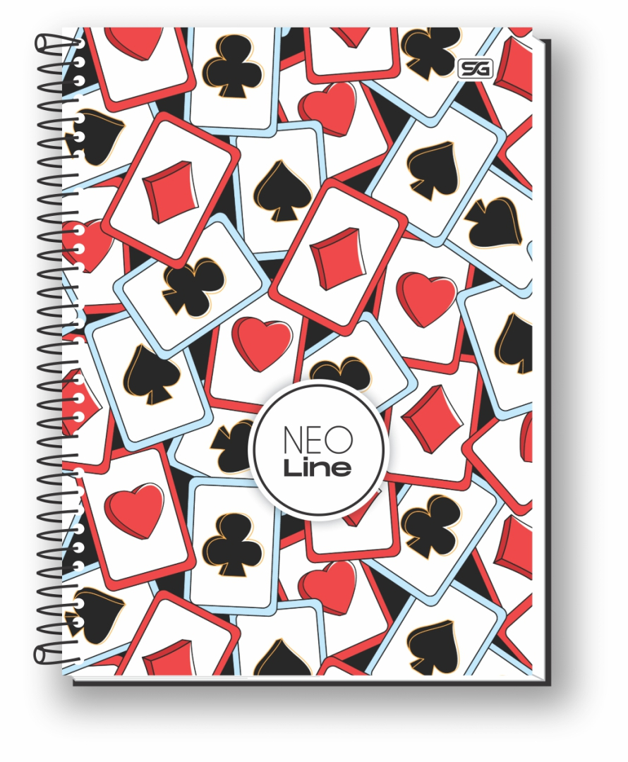Caderno NEO LINE - 10 Matérias